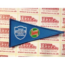 LAMBRETTA SEW ON PATCH BLOA CASTROL TRIANGULAR