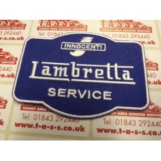 LAMBRETTA INNOCENTI LAMBRETTA SERVICE  SEW ON PATCH