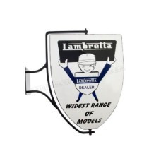 LAMBRETTA DEALER SIGN WALL MOUNTED 