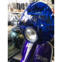 LAMBRETTA BUBBLE FLYSCREEN BLUE SX/TV/SPECIAL