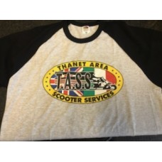 TASS T SHIRT  BLACK /GREY L