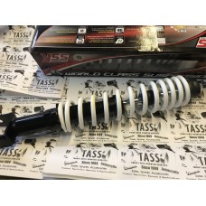 REAR ADJUSTABLE SHOCK  PK50 XL/80/100 /125  BLACK /WHITE -YSS
