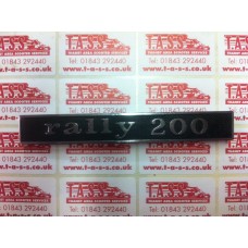 RALLY 200 REAR FRAME  BADGE