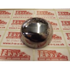 FRONT & REAR HUB CHROME CENTRE CAP 40MM SUPER