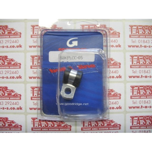 LAMBRETTA HYDRAULIC BRAKE HOSE P CLIP GOODRIDGE