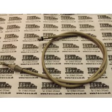 LAMBRETTA SPEEDO CABLE SERIES 1, 2 , 3 LI SX TV GREY -INDIAN FITTTING