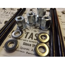 LAMBRETTA  BGM CYLINDER STUDS ,NUT AND WASHER KIT