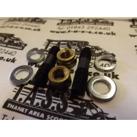 LAMBRETTA  EXHAUST  STUDS ,NUTS ,WASHERS  FITTING KIT