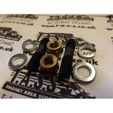 LAMBRETTA  EXHAUST  STUDS ,NUTS ,WASHERS  FITTING KIT