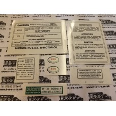 LAMBRETTA  DECAL / TRANSFER SET