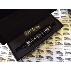 LAMBRETTA BGM PRO R12 V2 ADJUSTABLE REAR SHOCK -BLACK /CHROME