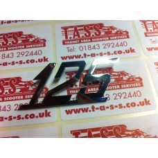 LAMBRETTA LEGSHIELD "125" SX/SPECIAL BADGE