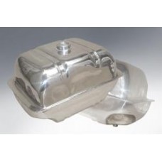 FUEL TANK 13 LITRE TWIN CUT OUT STAINLESS STEEL