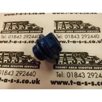 LAMBRETTA DRAIN / LEVEL PLUG ALLOY ANODISED.JJP. BLUE