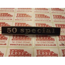 50 SPECIAL REAR FRAME BADGE