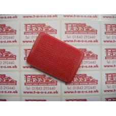 LAMBRETTA BRAKE PEDAL RUBBER RED CASA