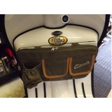 GLOVEBOX BAG CANVAS OLIVE & TAN TRIM