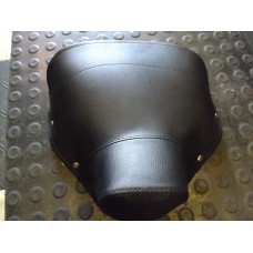 LAMBRETTA SINGLE SEAT COVER BLACK FRONT