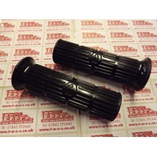 HANDLEBAR GRIPS BLACK CLASSIC STYLE-VESPA SF