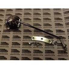 HANDLEBAR MIRROR ROUND CHROME RH CUPPINI