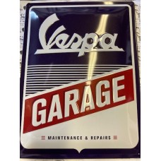 VESPA GARAGE SIGN 