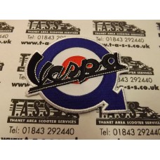 VESPA LOGO ON TARGET SEW ON PATCH