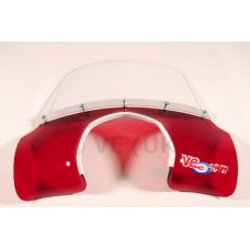 LAMBRETTA SX/TV  FLYSCREEN TRANSPARENT RED