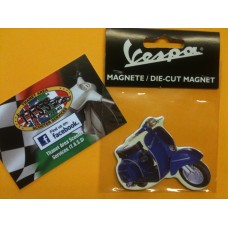 VESPA FRIDGE MAGNET BLUE