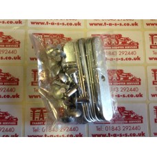 LAMBRETTA SEAT COVER RIVETS AND CLIPS REBUILD KIT