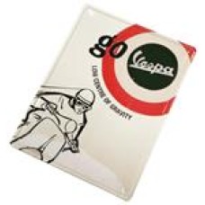 VESPA METAL ADVERTISING SIGN "GO VESPA"