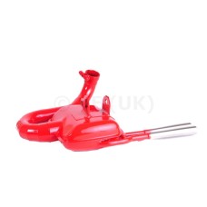 SIP ROAD 2 RETRO RED TWIN PIPE PX125