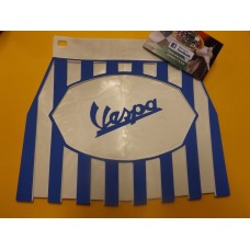 VESPA LOGO MUDFLAP BLUE STRIPES